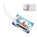 4 Color Process Slip-in Pocket Luggage Bag Tag